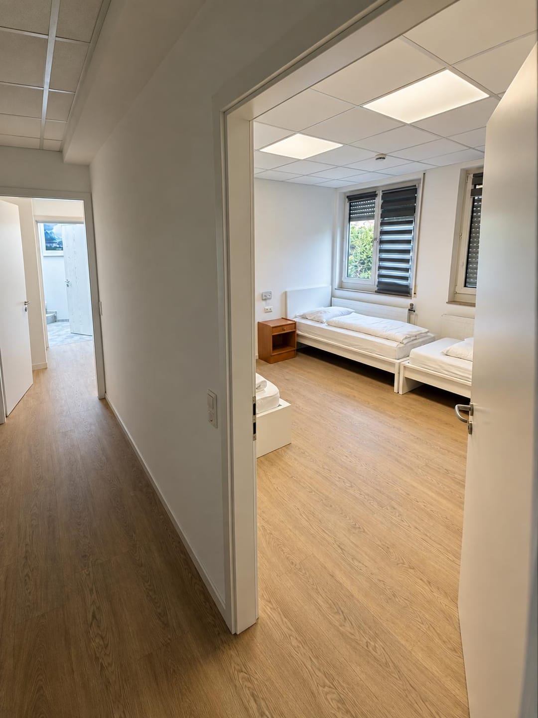 Mehrbettzimmer im Monteurapartment des Inteck Hotels