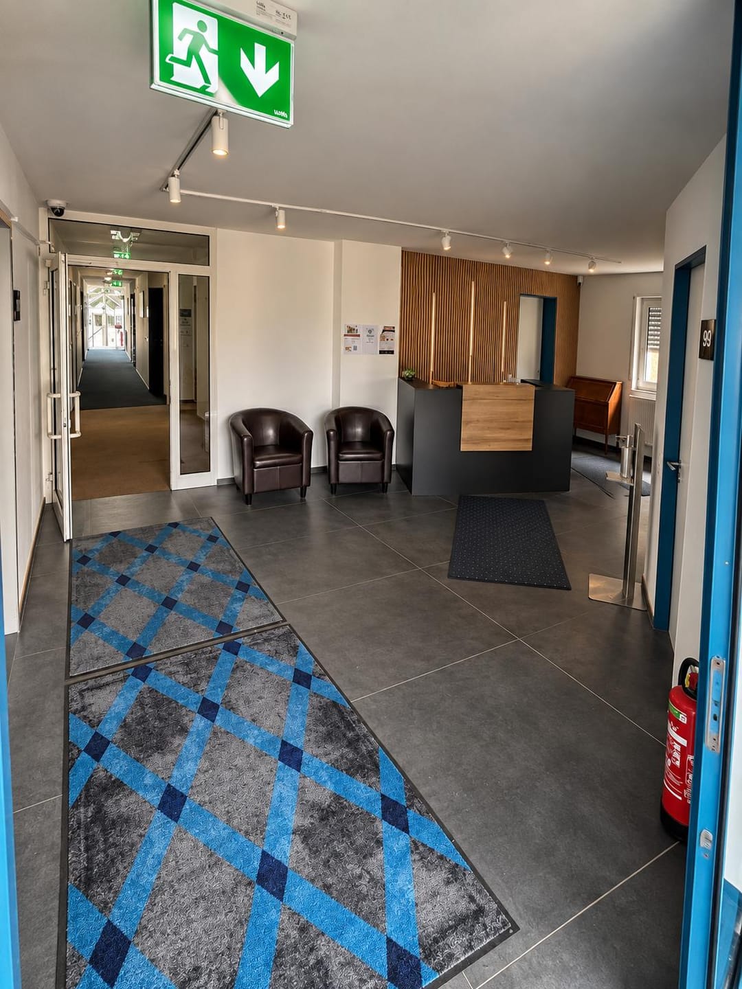 Empfang und Lobby im Inteck Hotel