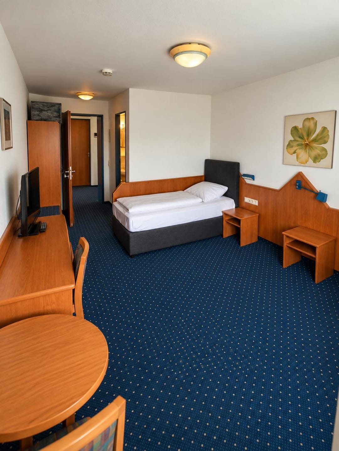 Einzelzimmer im Inteck Hotel in Dettingen unter Teck